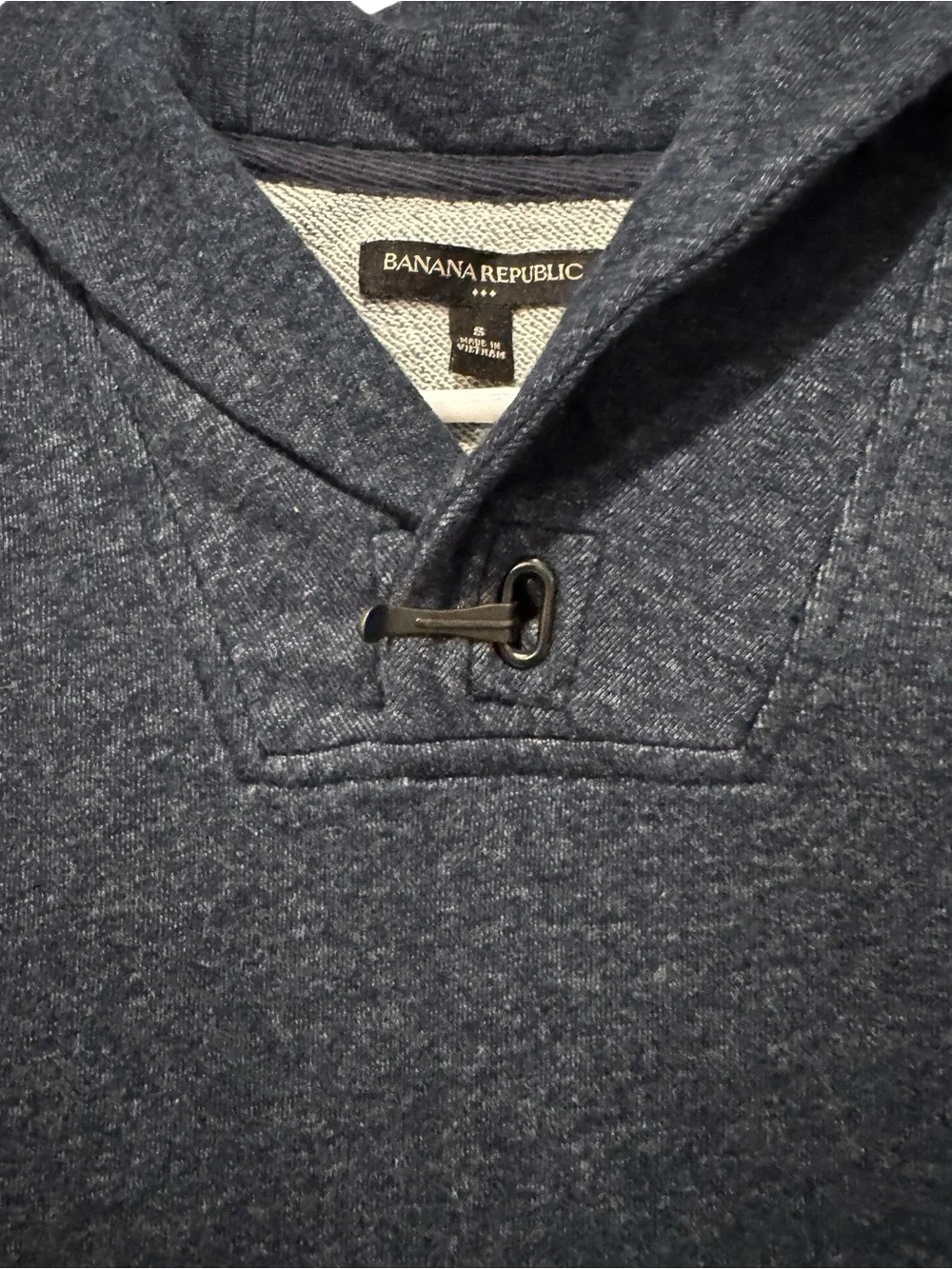 Banana‎ Republic Navy Shawl-Collar Pullover Sweater